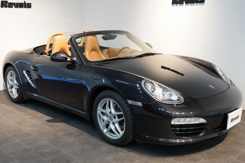 ポルシェ ボクスター(Type987) PDK 後期モデル 左H スポーツクロノ バサルトブラック PC入庫歴17回 中古車 中古車