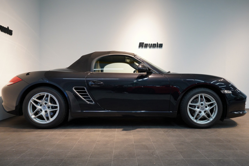 ポルシェ ボクスター(Type987) PDK 後期モデル 左H スポーツクロノ バサルトブラック PC入庫歴17回 中古車 中古車