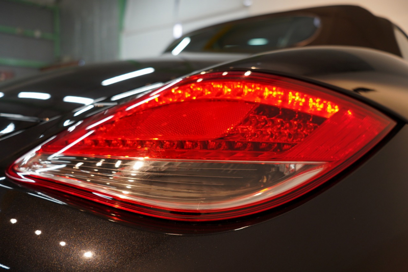 ポルシェ ボクスター(Type987) PDK 後期モデル 左H スポーツクロノ バサルトブラック PC入庫歴17回 中古車 中古車