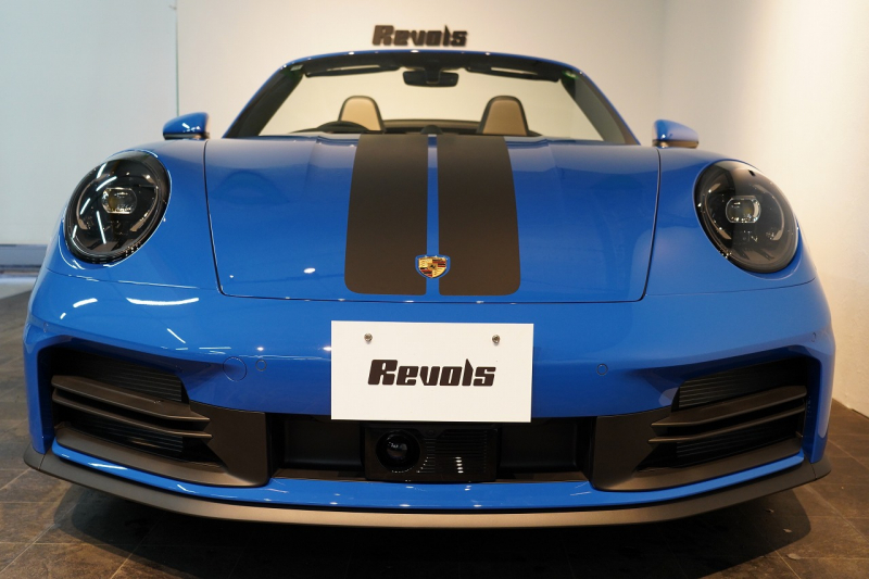 ポルシェ 911(Type992) Carrera Cabriolet PDK 後期モデル(Type992.2) ワンオーナー OP253 ルガーノブルー スポクロ スポエグ 20/21インチRSSpyderホイール 中古車 中古車