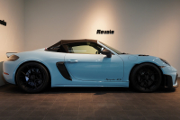 ポルシェ 718スパイダー RS PDK OP605 ガルフブルー ヴァイザッハPKG クロノPKG PCCB Fリフト レザーインテリア 中古車 中古車