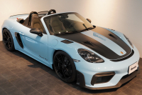 ポルシェ 718スパイダー RS PDK OP605 ガルフブルー ヴァイザッハPKG クロノPKG PCCB Fリフト レザーインテリア 中古車 中古車