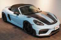 ポルシェ 718スパイダー RS PDK OP605 ガルフブルー ヴァイザッハPKG クロノPKG PCCB Fリフト レザーインテリア 中古車 中古車
