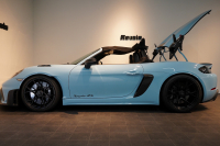 ポルシェ 718スパイダー RS PDK OP605 ガルフブルー ヴァイザッハPKG クロノPKG PCCB Fリフト レザーインテリア 中古車 中古車