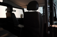 ランドローバー ディフェンダー 110 XS AT換装 純正LEDヘッドランプ 純正サイドステップ サントリーニブラック 中古車 中古車