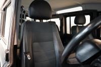 ランドローバー ディフェンダー 110 XS AT換装 純正LEDヘッドランプ 純正サイドステップ サントリーニブラック 中古車 中古車