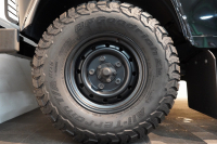 ランドローバー ディフェンダー 110 XS AT換装 純正LEDヘッドランプ 純正サイドステップ サントリーニブラック 中古車 中古車