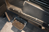 ランドローバー ディフェンダー 110 XS AT換装 純正LEDヘッドランプ 純正サイドステップ サントリーニブラック 中古車 中古車