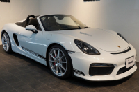 ポルシェ ボクスター(Type981) Spyder 6MT カーボンインテリア カーボンフルバケットシート キャララホワイトメタリック 中古車 中古車