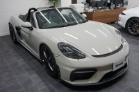 ポルシェ 718スパイダー Spyder  6MT クレヨン  LEDヘッドライト レザーインテリア カーボンインテリア  中古車
