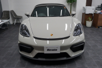 ポルシェ 718スパイダー Spyder  6MT クレヨン  LEDヘッドライト レザーインテリア カーボンインテリア  中古車