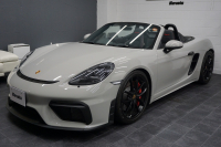 ポルシェ 718スパイダー Spyder  6MT クレヨン  LEDヘッドライト レザーインテリア カーボンインテリア  中古車