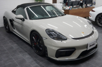 ポルシェ 718スパイダー Spyder  6MT クレヨン  LEDヘッドライト レザーインテリア カーボンインテリア  中古車