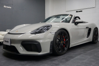 ポルシェ 718スパイダー Spyder  6MT クレヨン  LEDヘッドライト レザーインテリア カーボンインテリア  中古車