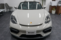 ポルシェ 718スパイダー Spyder  6MT クレヨン  LEDヘッドライト レザーインテリア カーボンインテリア  中古車