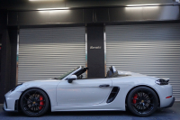 ポルシェ 718スパイダー Spyder  6MT クレヨン  LEDヘッドライト レザーインテリア カーボンインテリア  中古車