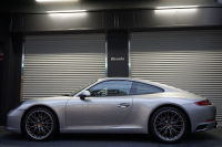 ポルシェ 911(Type991.2) 911Carrera 7MT スポーツクロノパッケージ RSスパイダー20ホイール  エントリー＆ドライブ GTシルバーメタリック 中古車 中古車