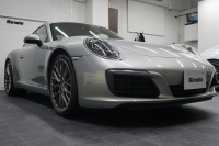 ポルシェ 911(Type991.2) 911Carrera 7MT スポーツクロノパッケージ RSスパイダー20ホイール  エントリー＆ドライブ GTシルバーメタリック 中古車 中古車