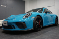 ポルシェ 911(Type991.2) 911GT3 （991.2）Touring Package スポーツクロノ Fリフト  オールレザーINT マイアミブルー OP3,666,000 中古車 中古車