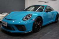 ポルシェ 911(Type991.2) 911GT3 （991.2）Touring Package スポーツクロノ Fリフト  オールレザーINT マイアミブルー OP3,666,000 中古車 中古車