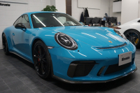 ポルシェ 911(Type991.2) 911GT3 （991.2）Touring Package スポーツクロノ Fリフト  オールレザーINT マイアミブルー OP3,666,000 中古車 中古車