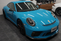 ポルシェ 911(Type991.2) 911GT3 （991.2）Touring Package スポーツクロノ Fリフト  オールレザーINT マイアミブルー OP3,666,000 中古車 中古車