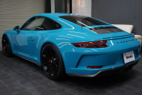 ポルシェ 911(Type991.2) 911GT3 （991.2）Touring Package スポーツクロノ Fリフト  オールレザーINT マイアミブルー OP3,666,000 中古車 中古車