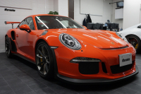 ポルシェ 911(Type991.1) GT3RS LEDヘッドライト PCCB フロントリフト スポーツクロノ ラバオレンジ OP416.6  中古車