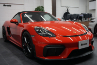 ポルシェ 718スパイダー 718Spyder PDK スパイダークラシックインテリア LEDヘッドライト  中古車