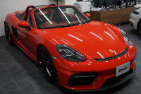 ポルシェ 718スパイダー 718Spyder PDK スパイダークラシックインテリア LEDヘッドライト  中古車