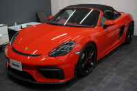 ポルシェ 718スパイダー 718Spyder PDK スパイダークラシックインテリア LEDヘッドライト  中古車