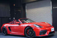 ポルシェ 718スパイダー 718Spyder PDK スパイダークラシックインテリア LEDヘッドライト  中古車