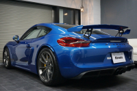 ポルシェ ケイマン GT4 PCCB アダプティブスポーツシート オールレザー＆コントラストステッチ サファイアブルー  中古車