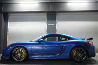 ポルシェ ケイマン GT4 PCCB アダプティブスポーツシート オールレザー＆コントラストステッチ サファイアブルー  中古車