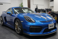 ポルシェ ケイマン GT4 PCCB アダプティブスポーツシート オールレザー＆コントラストステッチ サファイアブルー  中古車