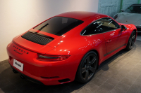 ポルシェ 911(Type991.2) Carrera T 日本未導入モデル7MT ショートシフト スポーツエグゾースト Bカメラ カーボンバケットチェック柄 ガーズレッド  中古車