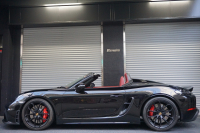ポルシェ 718スパイダー Boxster Spyder  6MT スパイダークラシックインテリア LEDヘッドライト ブラック 中古車 中古車