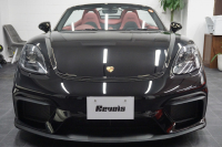 ポルシェ 718スパイダー Boxster Spyder  6MT スパイダークラシックインテリア LEDヘッドライト ブラック 中古車 中古車