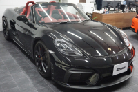 ポルシェ 718スパイダー Boxster Spyder  6MT スパイダークラシックインテリア LEDヘッドライト ブラック 中古車 中古車