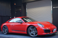ポルシェ 911(Type991.2) Carrera T 日本未導入モデル7MT ショートシフト スポーツエグゾースト カーボンバケットチェック柄 ガーズレッド  中古車