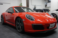 ポルシェ 911(Type991.2) Carrera T 日本未導入モデル7MT ショートシフト スポーツエグゾースト カーボンバケットチェック柄 ガーズレッド  中古車