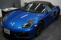 ポルシェ ボクスター Boxster（Type981） GTS 6MT  ホワイトメーターパネル オールレザー サファイアブルー  中古車