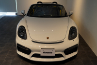 ポルシェ ボクスター Spyder PCCB アダプティブスポーツシート  オールレザー×イエローステッチ キャララホワイトメタリック  中古車