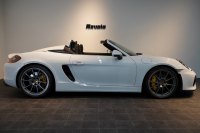 ポルシェ ボクスター Spyder PCCB アダプティブスポーツシート  オールレザー×イエローステッチ キャララホワイトメタリック  中古車