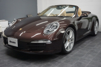 ポルシェ 911(Type991.1) Carrera Cabriolet スポーツエグゾースト オールレザーインテリア スポーツデザイン20ホイール マホガニーメタリック  中古車