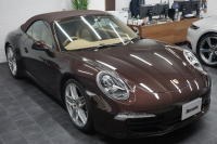 ポルシェ 911(Type991.1) Carrera Cabriolet スポーツエグゾースト オールレザーインテリア スポーツデザイン20ホイール マホガニーメタリック  中古車