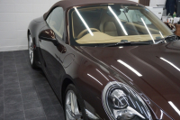 ポルシェ 911(Type991.1) Carrera Cabriolet スポーツエグゾースト オールレザーインテリア スポーツデザイン20ホイール マホガニーメタリック  中古車
