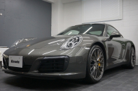 ポルシェ 911(Type991.2) Carrera 7MT PCCB スポーツクロノ スポーツエグゾースト LEDヘッドライト RSスパイダー20ホイール アゲートグレーメタリック  中古車