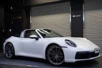 ポルシェ 911(Type992) 911 Type992 Targa 4  スポーツクロノ グラファイトブルーレザーインテリア クラシックホイール 中古車 中古車