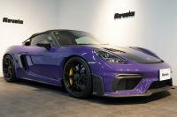 ポルシェ 718スパイダー RS PDK 1オーナー ウルトラヴァイオレット/PTSカラー ヴァイザッハPKG PCCB Fリフト クロノPKG 中古車 中古車